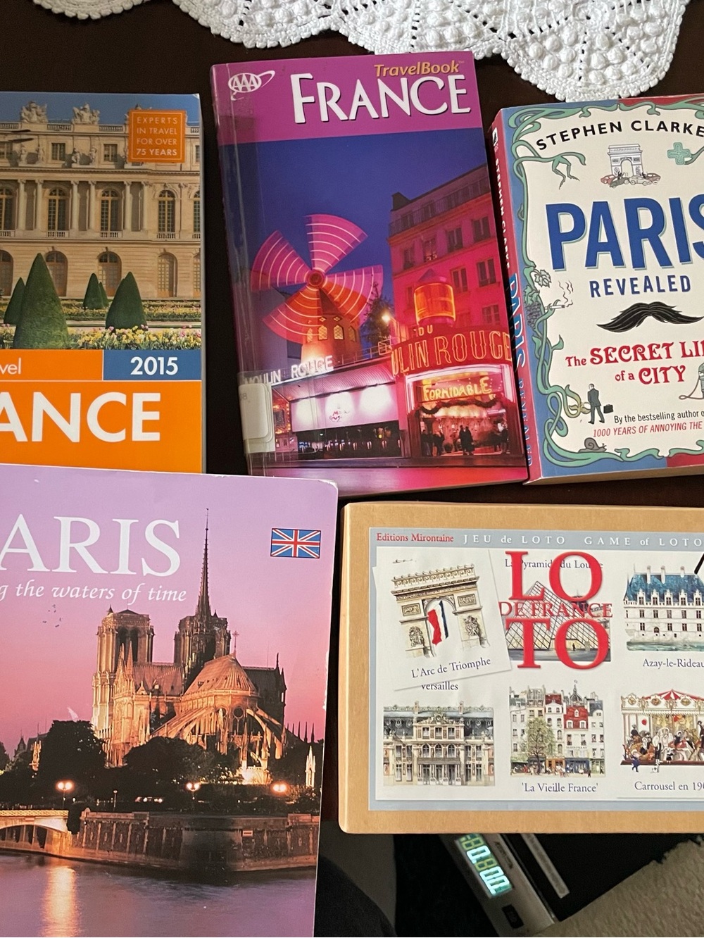 Paris France Bundle Travel books souvenir book souvenir game